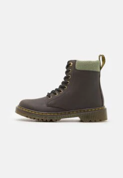 Dr. Martens 1460 Collar Unisex - Veterboots - Dark Brown/Khaki Green